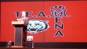 Mr. Weston Welcomes Back T.E.A.M. Mena